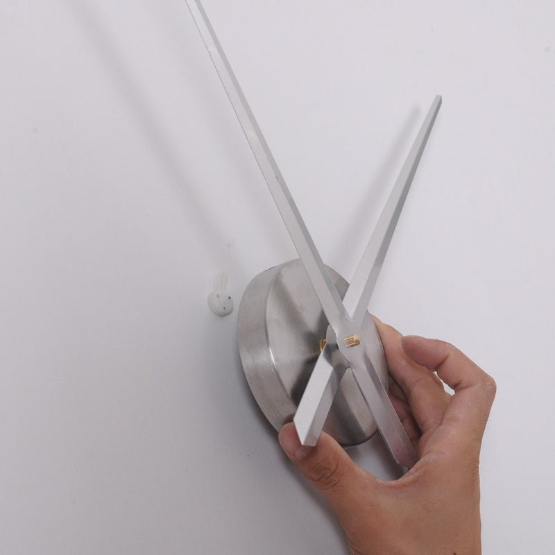 DIY Wall Clock Frameless 3D Mirror Wall Clock