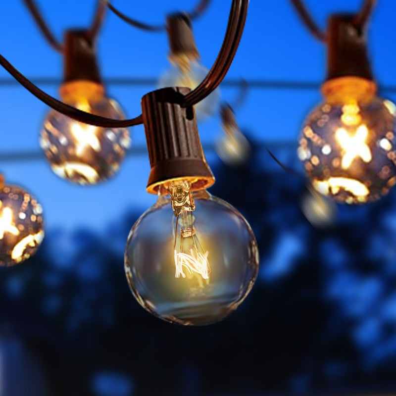 G40 Lamp String Bulbs 10 Spare Light Bulbs for Patio Garden Backyard Party Christmas Holiday Wedding Decorations