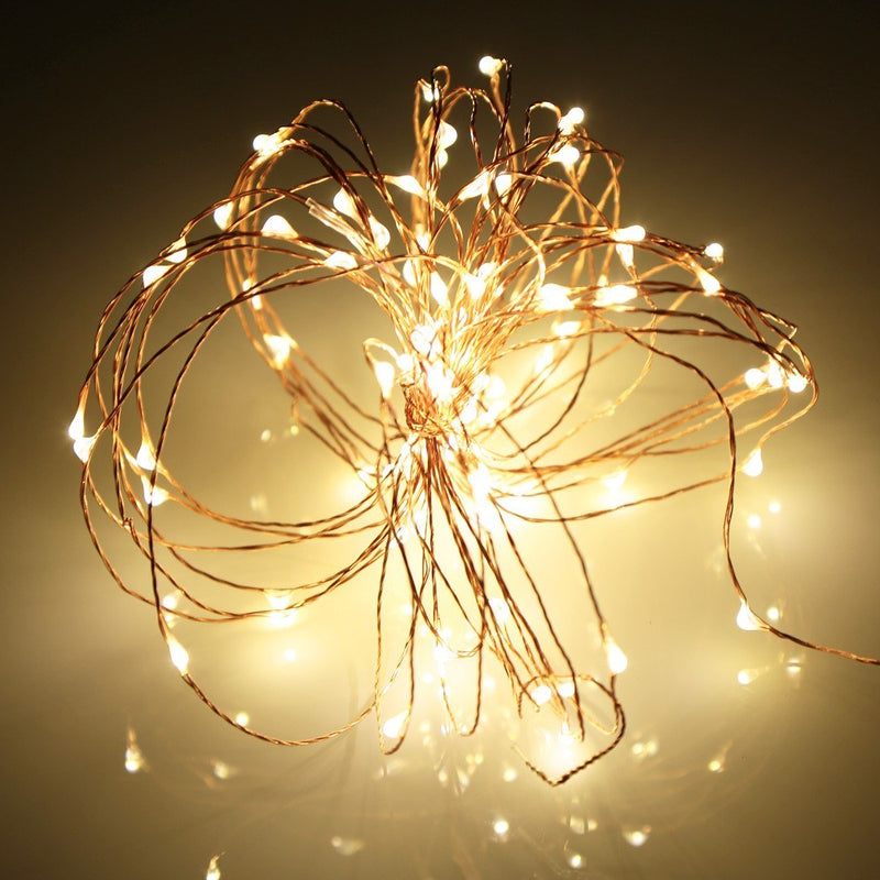 DC5V 0.2W 2 Meters 20LED Copper Wire String Light