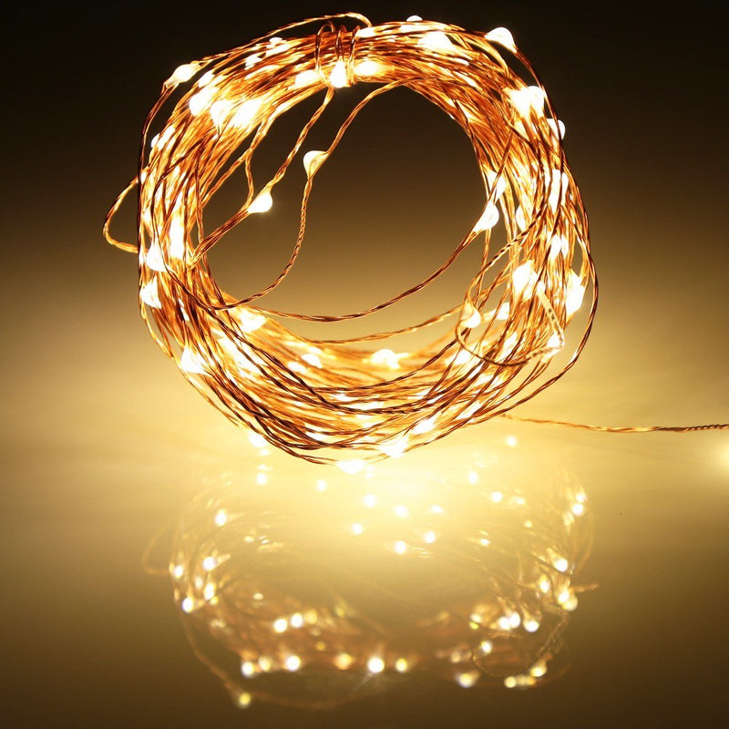 DC5V 0.2W 2 Meters 20LED Copper Wire String Light
