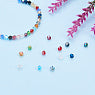 1800 Pcs 4mm Faceted Bicone Rondelle Glass Beads Briolette Crystal Czech Spacer Beads