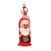 Wine Glass Holder Winter Snowman Christmas Dwarf Santa Festival Winebottle Decoration Wine Glass Bracket